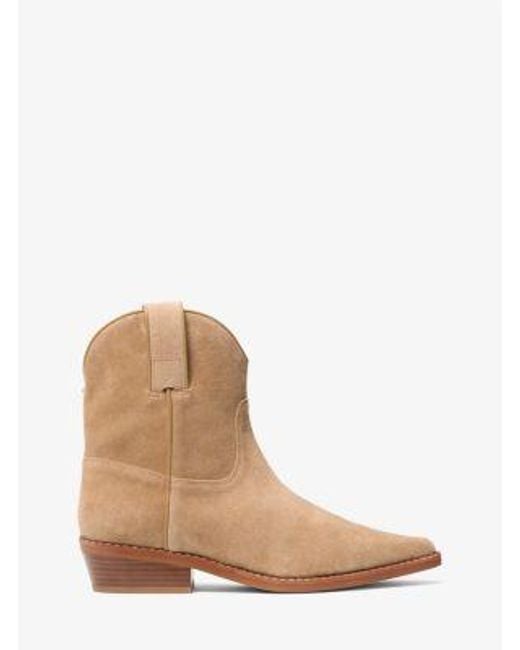 Michael Kors Natural Mk Noemie Leather Boot