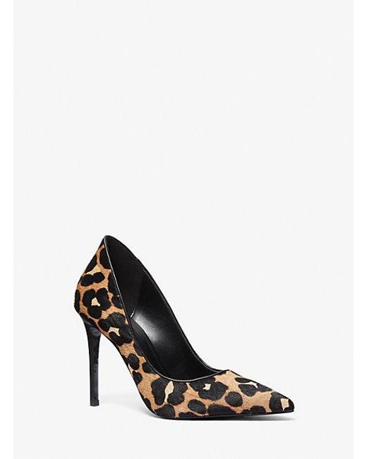 michael kors leopard pumps
