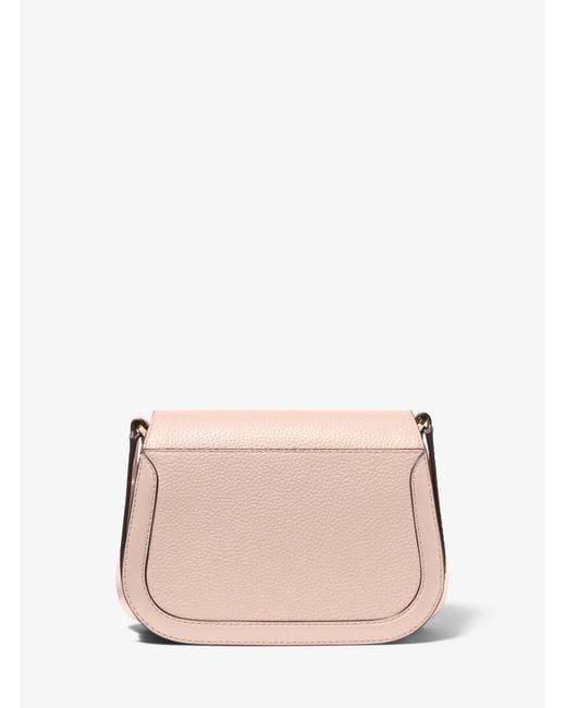 Lucie Small Pebbled Leather Crossbody Bag