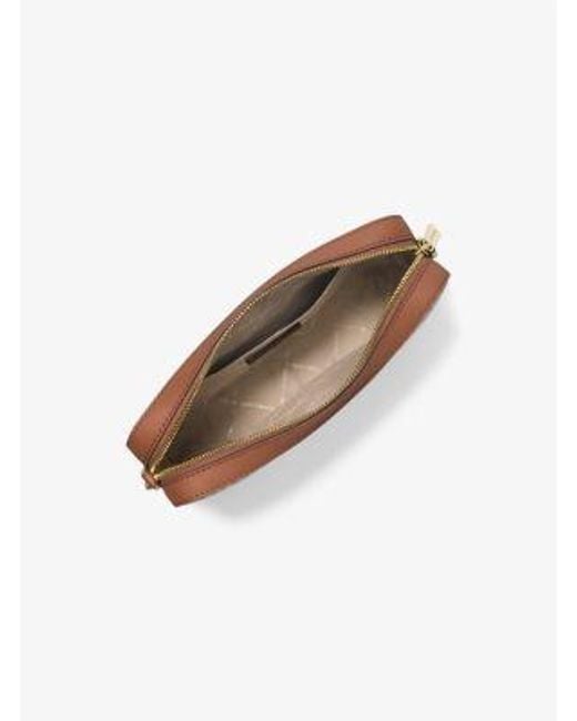 Michael Kors Mk Jet Set Large Printed Logo Crossbody Bag in