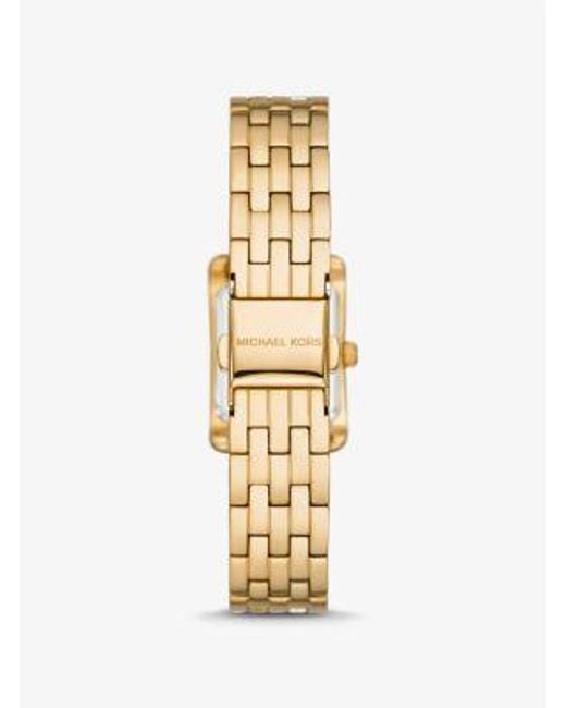 Michael Kors Metallic Mini Monroe Pavé-Tone Watch