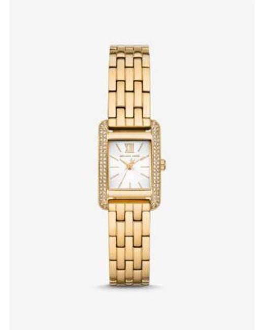 Michael Kors Metallic Mini Monroe Pavé-Tone Watch