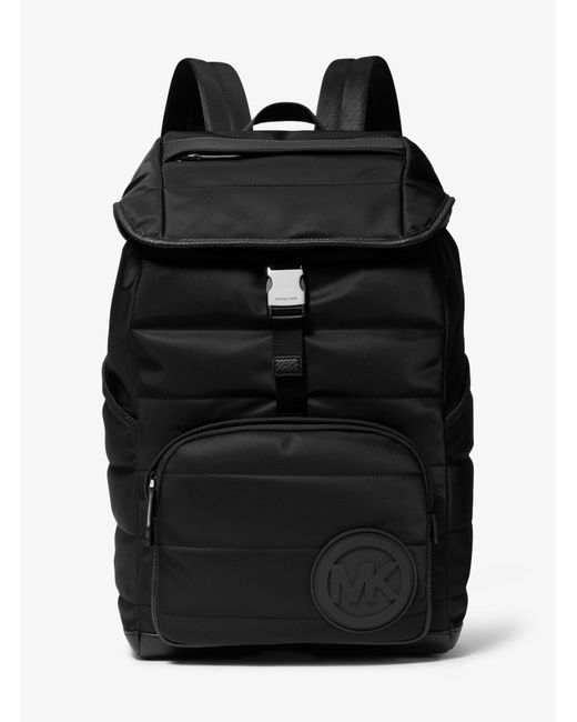 Michael Kors Brooklyn Quilted Nylon Backpack in Black for Men Lyst