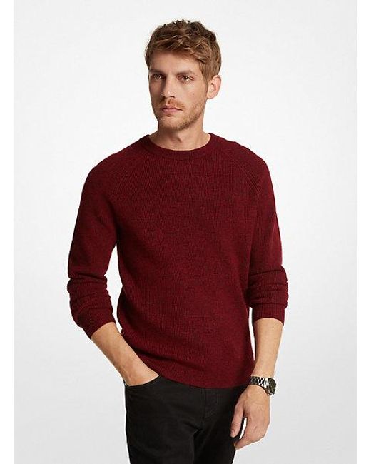 Michael kors sweaters on sale mens red