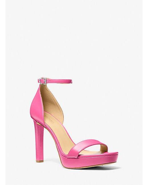 Michael Kors Pink Margot Platform Sandal