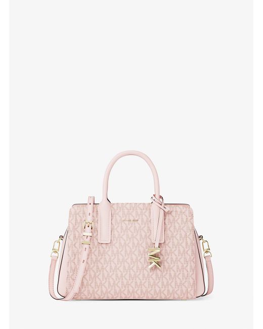 Mk Borsa A Mano Laila Piccola Con Logo di MICHAEL Michael Kors in Pink