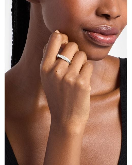 Michael Kors White Twist Ring
