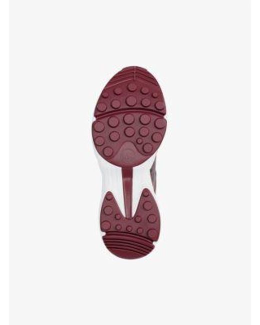 Michael Kors Purple Katrina Mixed-Media Trainer