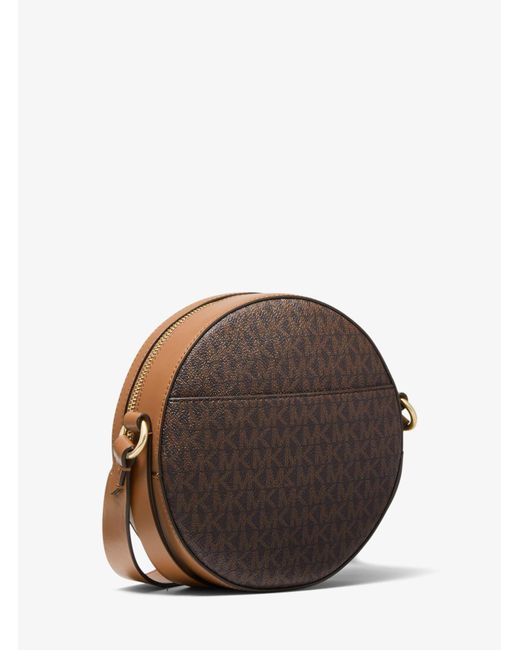 Michael Kors Delancey Medium Color block Logo Canteen Crossbody
