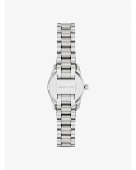 Michael Kors Pink Petite Lexington Pavé-Tone Watch