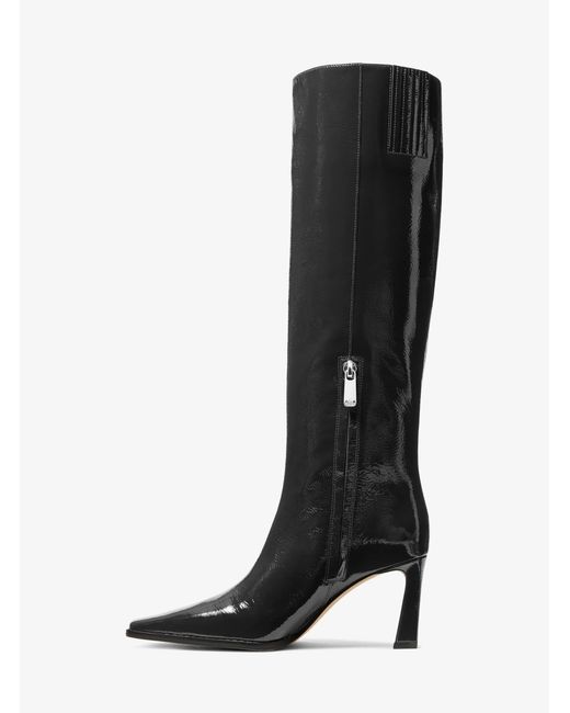 MICHAEL Michael Kors Black Darrah Patent Leather Boot
