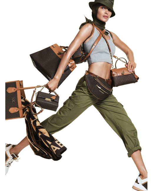 michael kors logo trainers