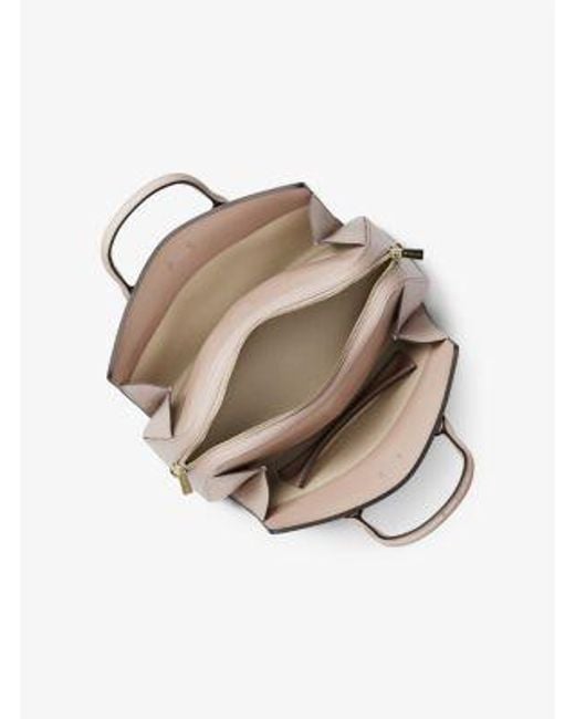 Mk Borsa A Mano Laila Media di MICHAEL Michael Kors in Natural