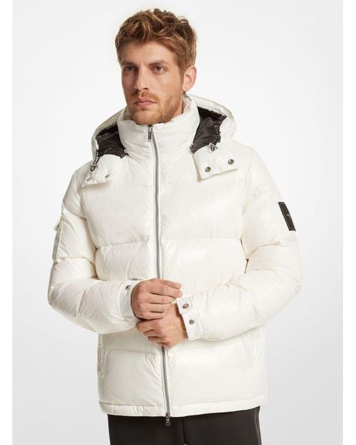 Michael Kors Natural Northend Quilted Nylon Puffer Jacket for men
