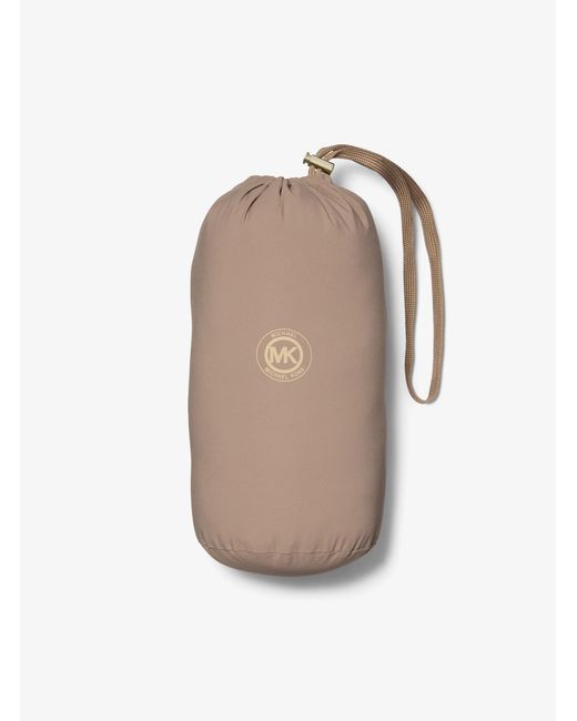 Michael Kors Natural Packable Quilted Puffer Jacket