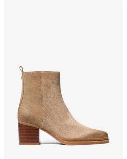 Michael Kors Natural Lex Suede Boot