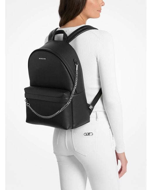 Michael Kors Black Slater Large Backpack