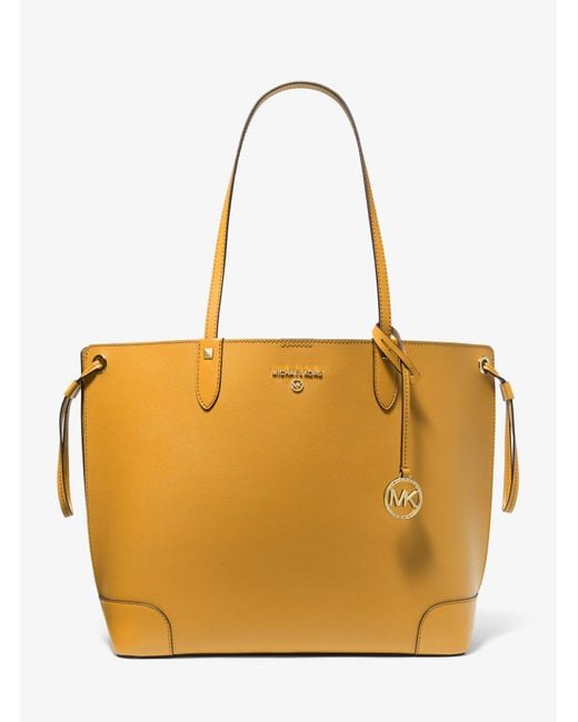 Michael Kors Edith Large Saffiano Leather Tote Bag | Lyst Canada