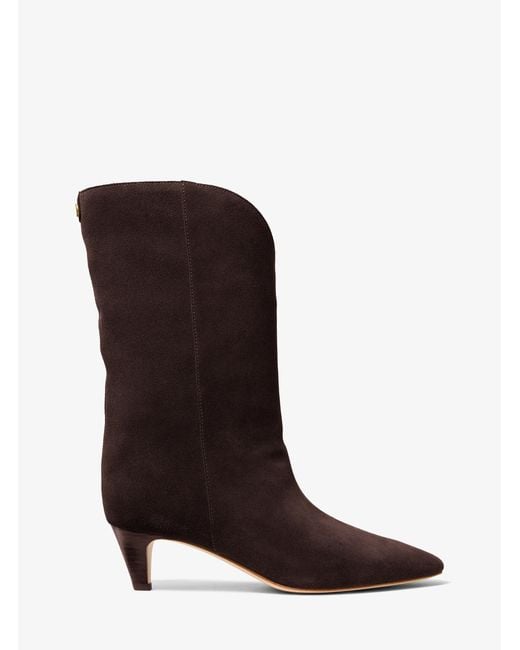 MICHAEL Michael Kors Brown Michael Kors Daniela Suede Boot