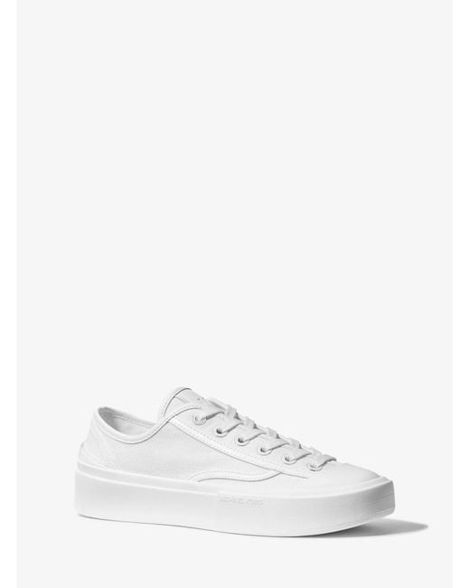 MICHAEL Michael Kors White Jude Canvas Sneaker