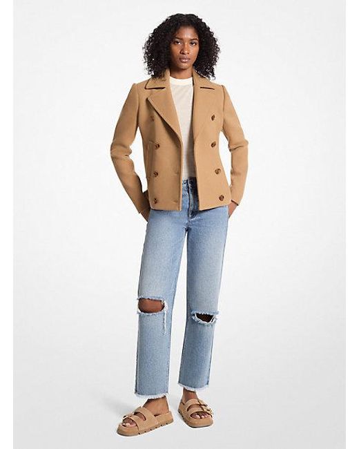 Mk peacoat discount