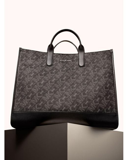 Bolso tote Hudson con logotipo imperio Michael Kors de hombre de color Black