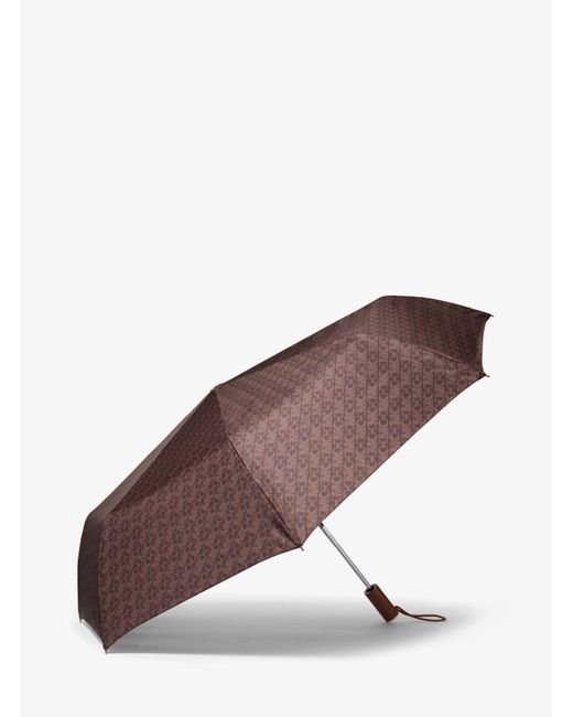 Parapluie à logo emblématique Empire Michael Kors en coloris Brown
