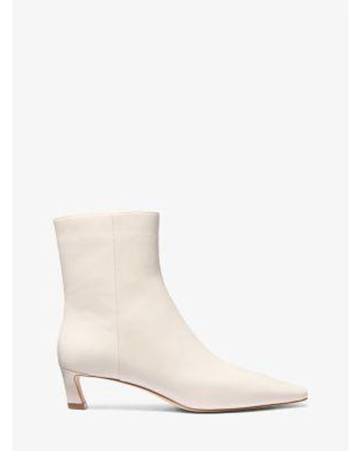 MICHAEL Michael Kors White Mk Cosmo Leather Boot