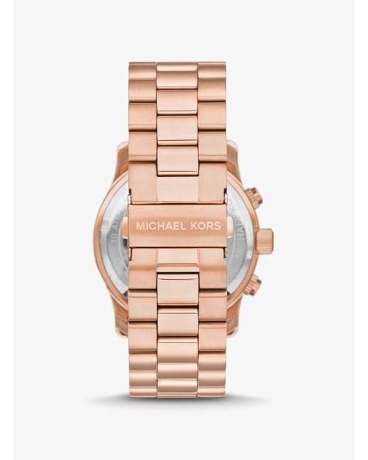 Michael Kors Mk9123 Runway Chronograph Rose Gold tone Stainless