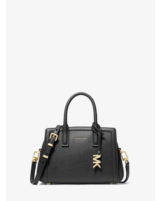 MICHAEL Michael Kors Black Laila Extra-Small Leather Crossbody Bag