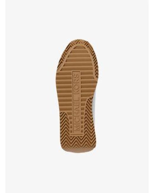 Michael Kors White Rhodes Mixed-Media Trainer for men