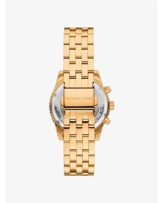 Mkreloj Bryant Mini En Tono Con Incrustaciones Michael Kors de color Metallic