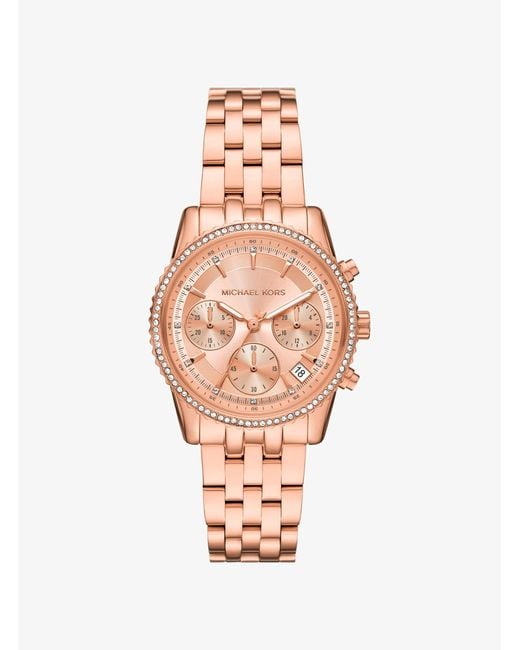Michael Kors Multicolor Mini Bryant Chronograph Stainless Steel Watch