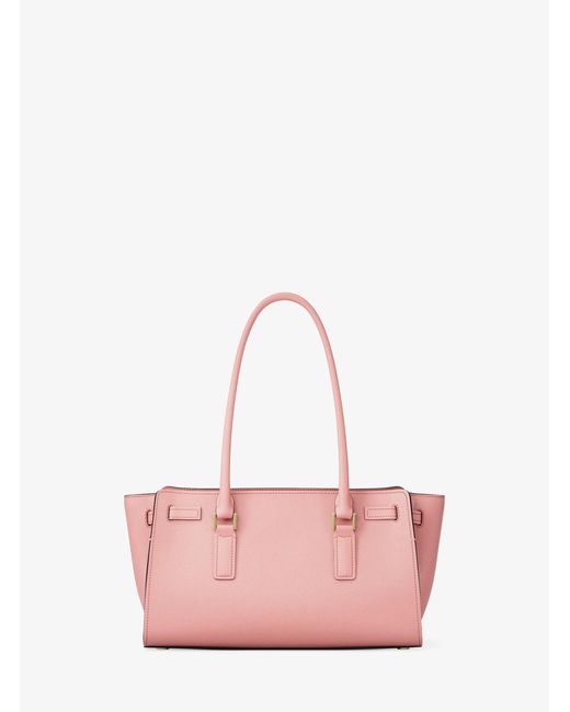 MICHAEL Michael Kors Pink Mk Hamilton Moderne Small Leather Satchel