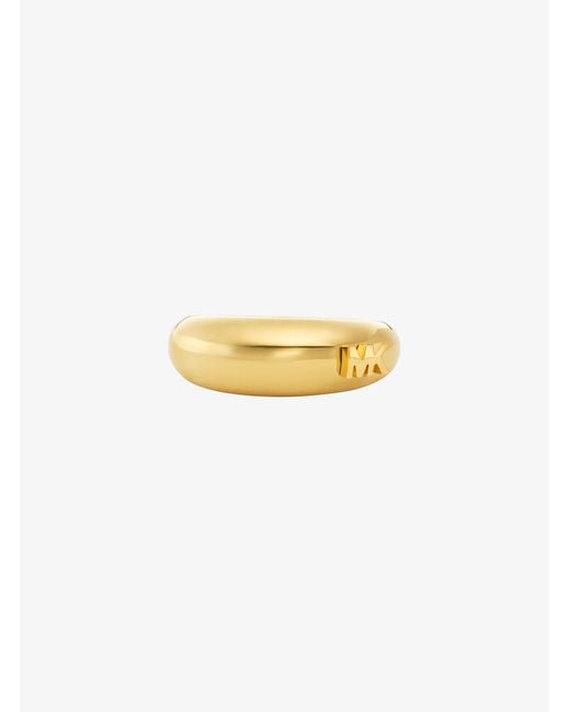 Michael Kors White Mk Dome Ring