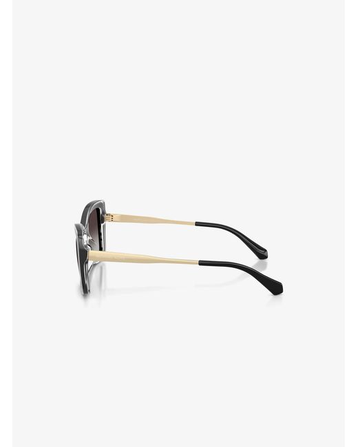 Michael Kors White Mk Malaga Sunglasses