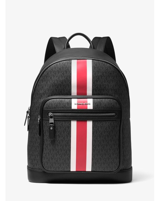 Mochila Hudson con rayas y logotipos Michael Kors de Lona de hombre - Lyst
