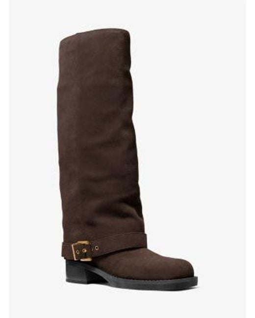 MICHAEL Michael Kors Brown Colby Suede Boot