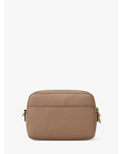 MICHAEL Michael Kors Brown Mk Bryant Medium Nylon Camera Crossbody Bag