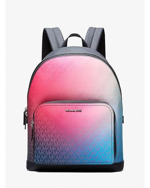 Michael Kors Pink Cooper Ombré Signature Logo Backpack for men