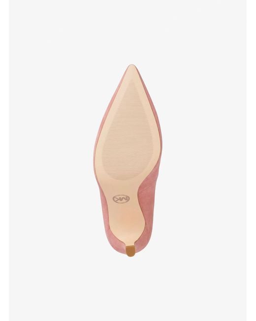 Michael Kors Pink Amara Suede Pump