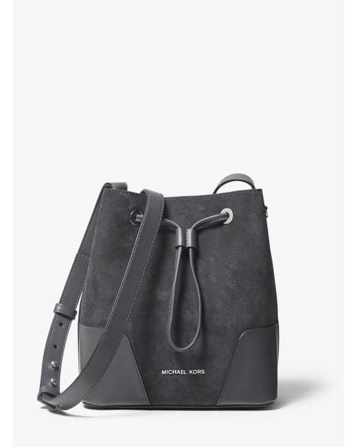 Michael kors suede bucket bag new arrivals