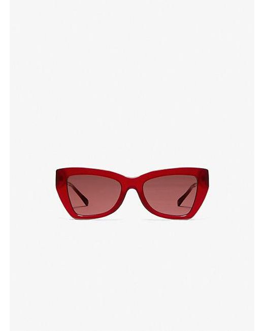 Michael Kors Red Montecito Sunglasses