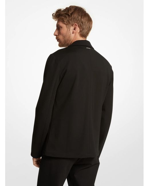 Michael Kors Black Mk Stretch Ponte Blazer for men