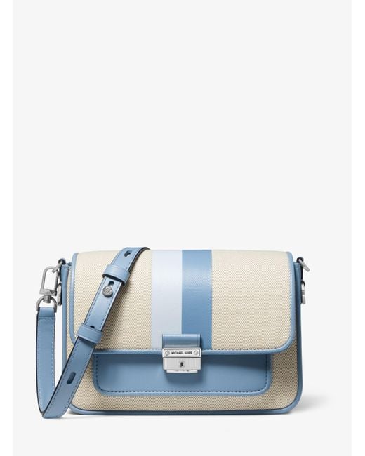 michael michael kors bradshaw medium leather pocket camera crossbody