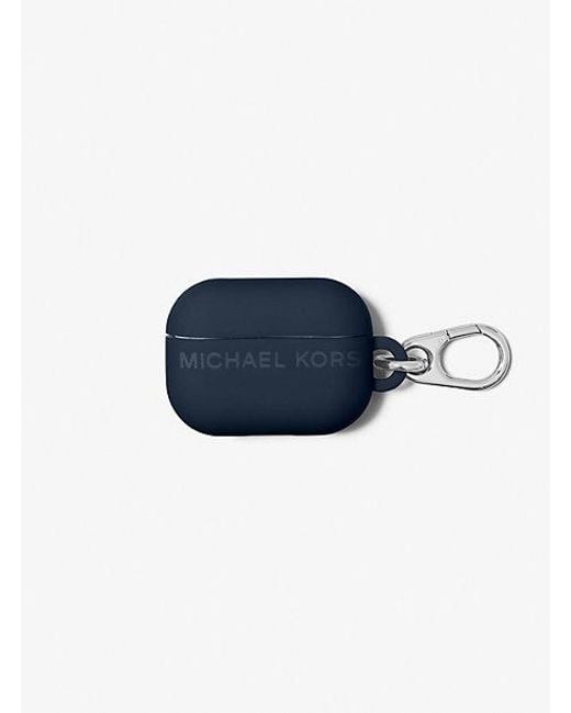Michael Kors Blue Logo Embossed Case For Apple Airpods Pro® for men