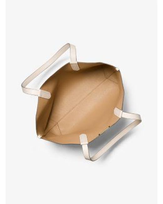 Michael Kors Natural Eliza Extra-large Pebbled Leather Reversible Tote Bag