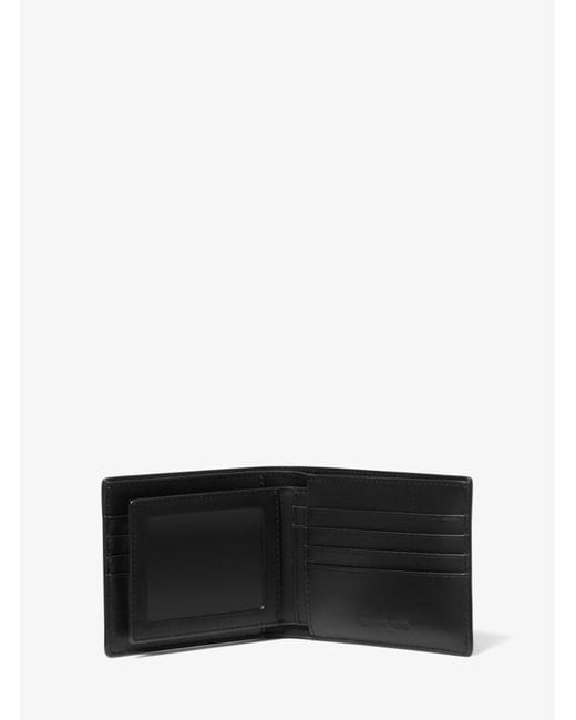 Billetera Harrison con compartimento para el DNI y logotipo Michael Kors de hombre de color Gray