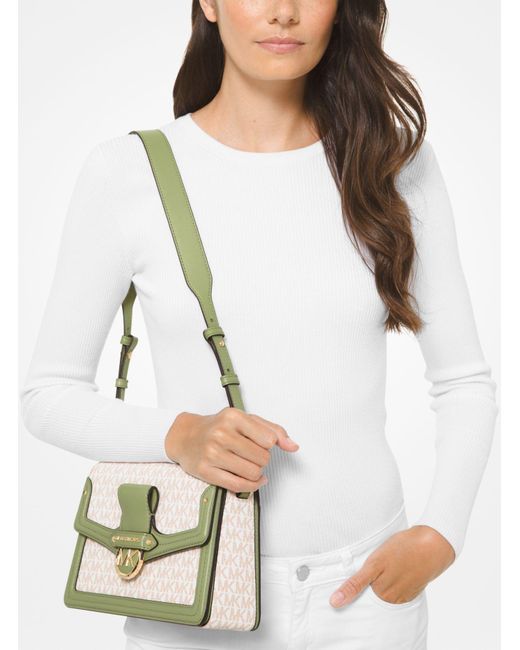 Arriba 100+ imagen michael kors jessie medium pebbled leather shoulder