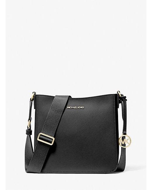 Michael Kors Black Jet Set Travel Small Messenger Bag